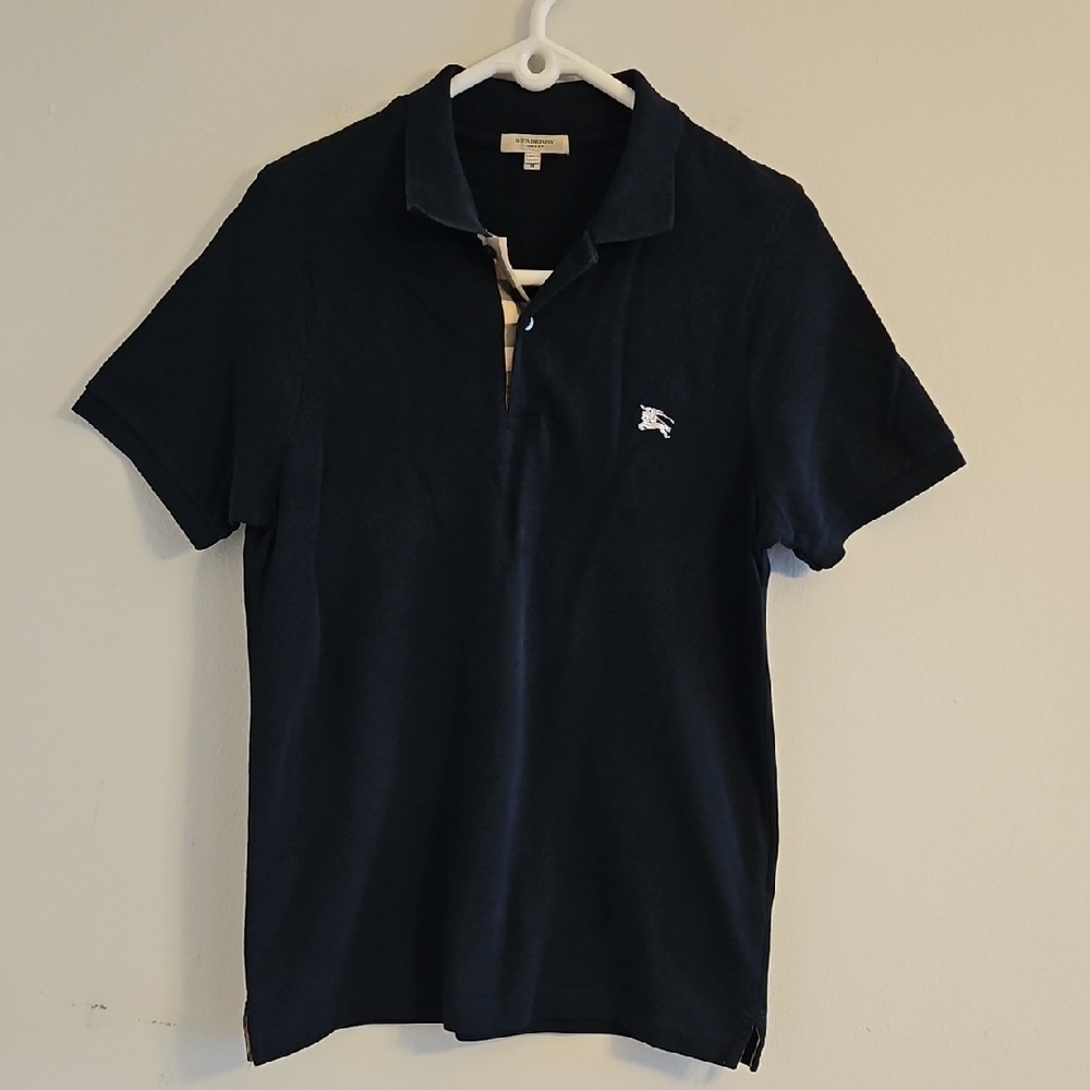 Burberry Black Polo Shirt